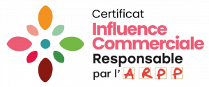Logo du certificat influence commerciale responsable par l'ARPP